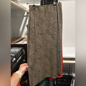 Small Target long skirt animal print
